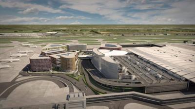 Digital animation of Heathrow proposals