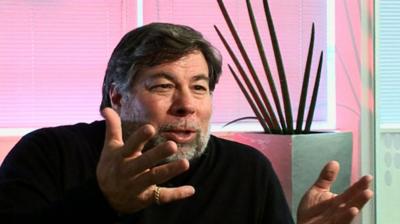 Apple founder Steve Wozniak during an interview with the BBC.