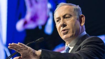 Israeli Prime Minister, Benjamin Netanyahu.