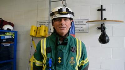 Gavin Quinn from Wales' Hazardous Area Response Team