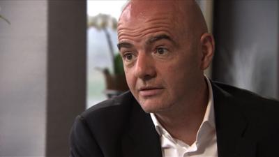 UEFA General Secretary Gianni Infantino