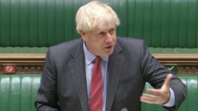 Boris Johnson addresses MPs