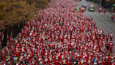 Some of the runners in Madrid