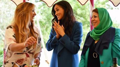 Meghan Markle at Grenfell cookbook launch