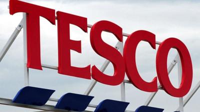 Tesco sign