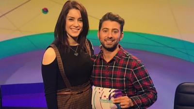 Lucie Jones and Ricky