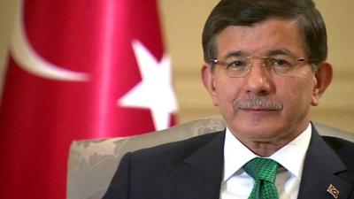 Turkish prime minister Ahmet Davutoglu