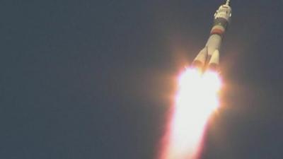 Soyuz rocket at take-off