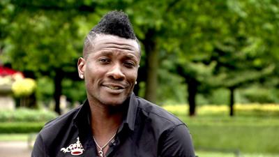 Ghana striker Asamoah Gyan