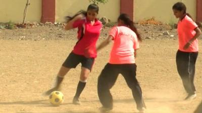 Footballing girls