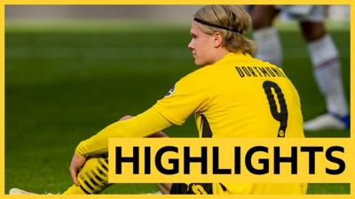 Borussia Dortmund's Erling Braut Haaland