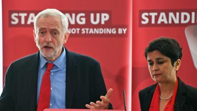 Jeremy Corbyn and Shami Chakrabarti