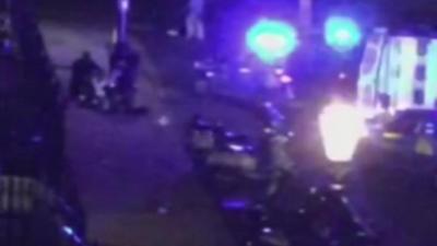 Man detained following stabbing attack