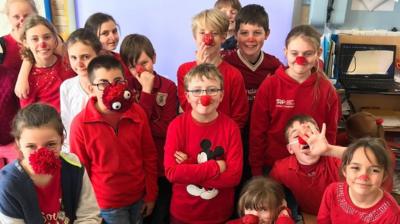 The school ditching red noses.