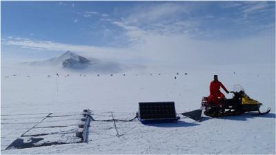 Skidoo and metal detector array