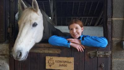 Leila and horse