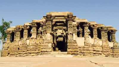 The ancient Kiradu temple in India's Barmer district