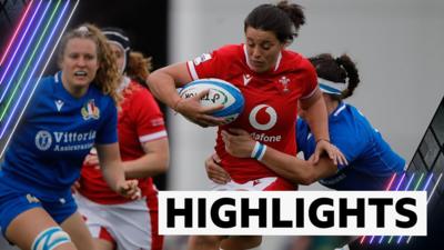 Wales finish third after a five-try win