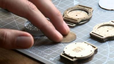 Wooden watch parts
