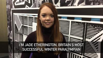 Paralympian Jade Etherington talks about the Unsung Hero award