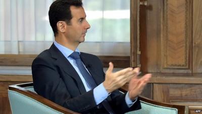 Syrian president Bashar al-Assad