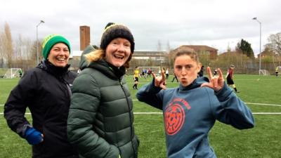 Easton Cowgirls FC players