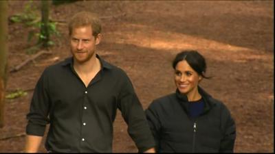 Meghan and Harry in New Zealand