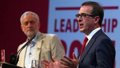 Jeremy Corbyn and Owen Smith