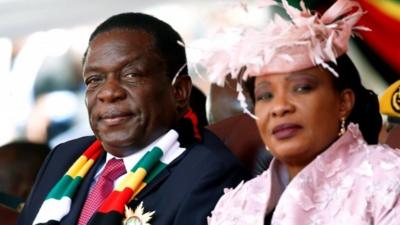 Mr and Mrs Mnangagwa