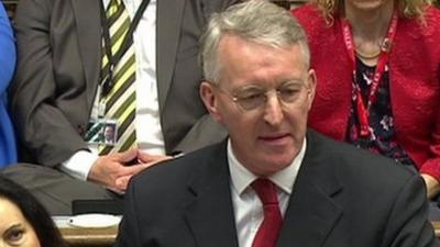 Hilary Benn at PMQs