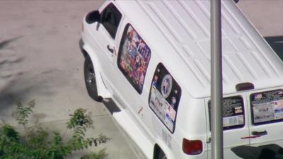 Van of suspect now in custody