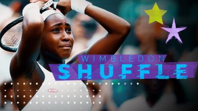 Cori Gauff celebrates