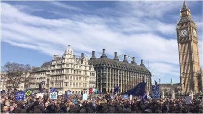 Brexit protest