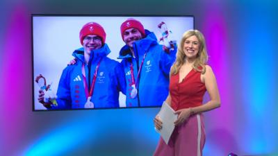 Jenny on the Newsround set