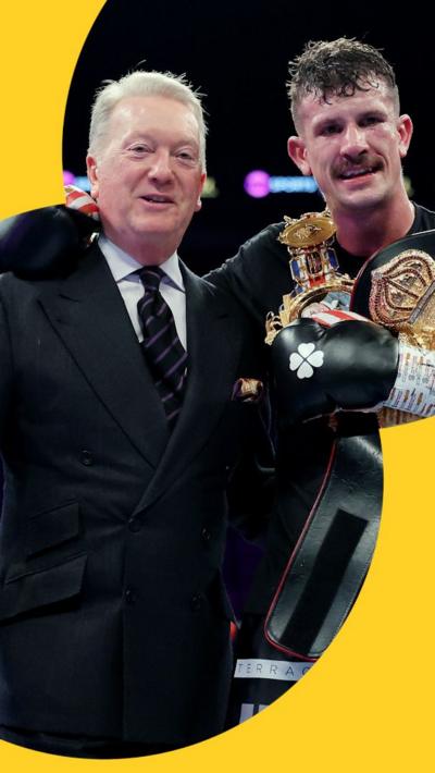 Frank Warren and Nathan Heaney