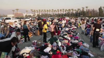 Volunteers at Santa Anita Park 