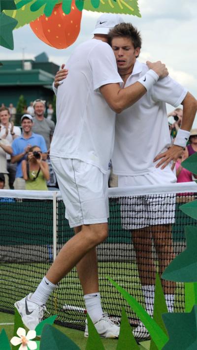 John Isner and Nicolas Mahut