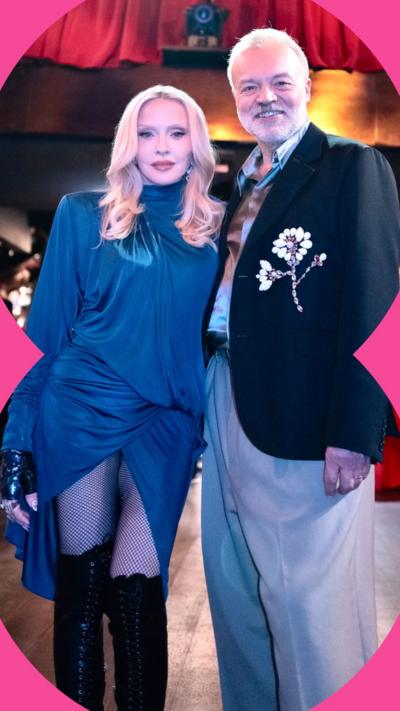 Madonna and Graham Norton together