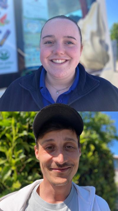 A young woman and a young man