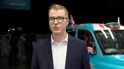 Joshua Nevett at Reform UK conference