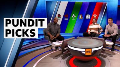 Ugo Monye, John Barclay and Sam Warburton