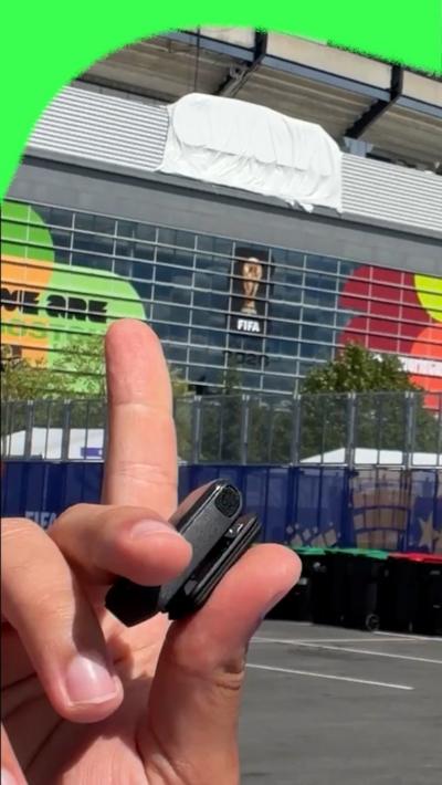 Ad coverings at World Cup stadiums