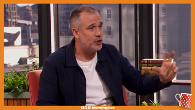 Dr Xand in the Morning Live studio discussing what to eat and not eat in your fridge