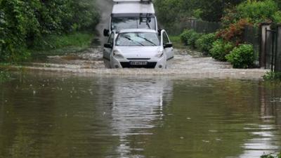 Flooding in France