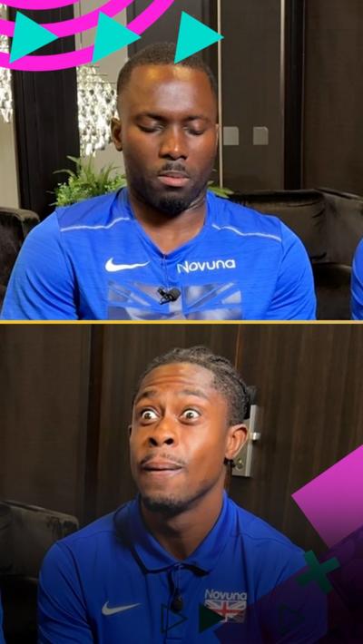 Romell Glave and Jeremiah Azu