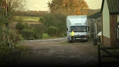 Scene of murder investigation, Ipswich