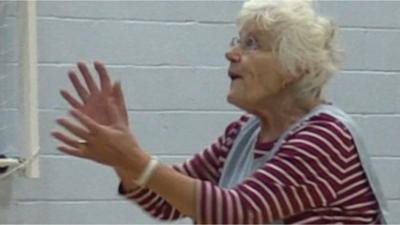 With record numbers playing netball, BBC Sport meets the pensioners getting back into the sport by playing a more sedate version of the game.