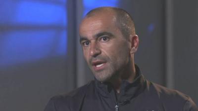 Everton boss Roberto Martinez