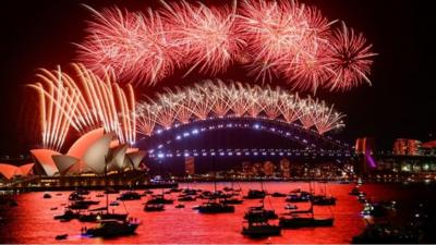 Fireworks over Sydney Harbour, Australia