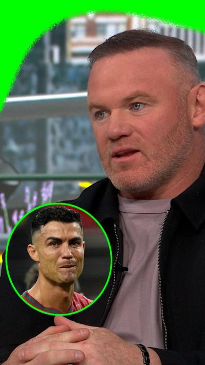 Wayne Rooney and Cristiano Ronaldo